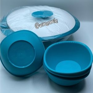 Tupperware Legacy Rice and Soup Server Bowl with Scoop & Bowl Set